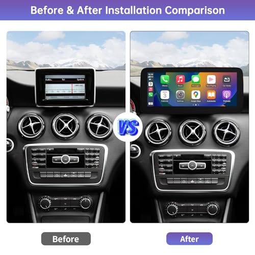 Pantalla CarPlay 10.25" Road Top para Mercedes-Benz CLA GLA 2013-15 miniatura 5
