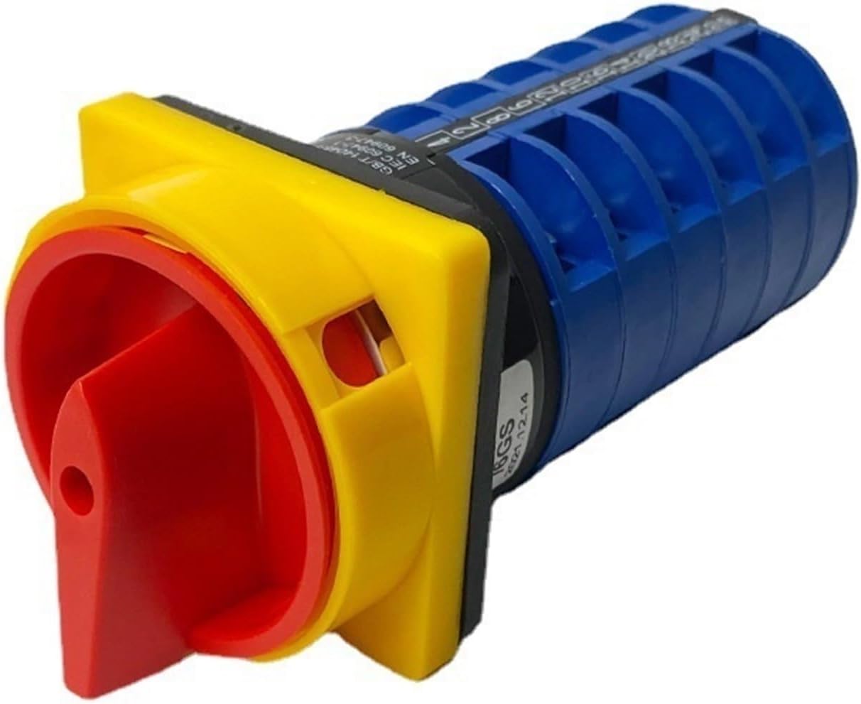 Cam Switch 690V 32A 6-Pole Padlock Transfer Rotary Switch ON/Off 2-Position Terminal Emergency Stop LW26GS YMW26-32/6GS