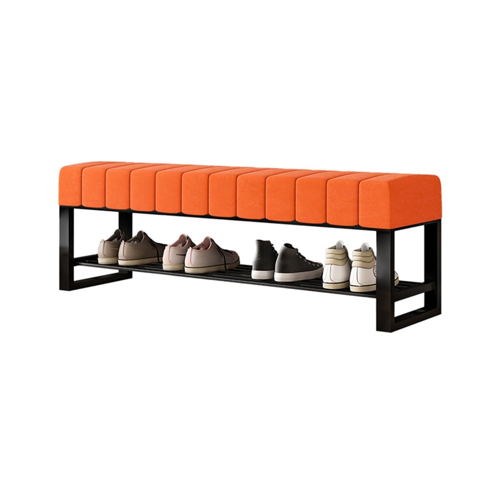 Banc à chaussures rembourré pour organiser votre entrée avec style