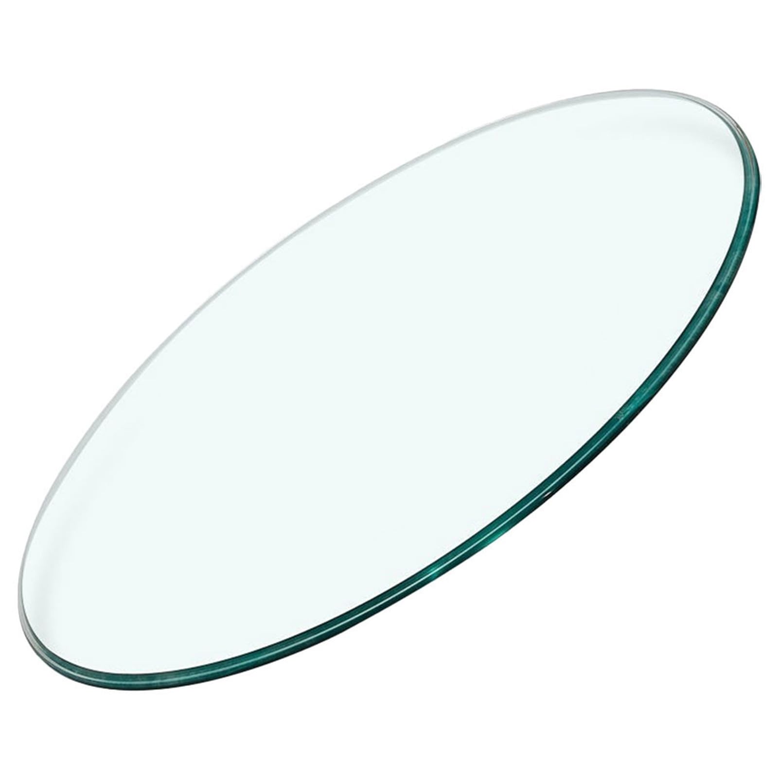 Runde Tischplatte aus Glas 16,5 Zoll, Modern, Gehärtet