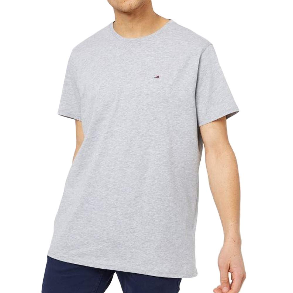 Tommy Jeans Original Jersey Tee T-shirt + Grau (XXL)