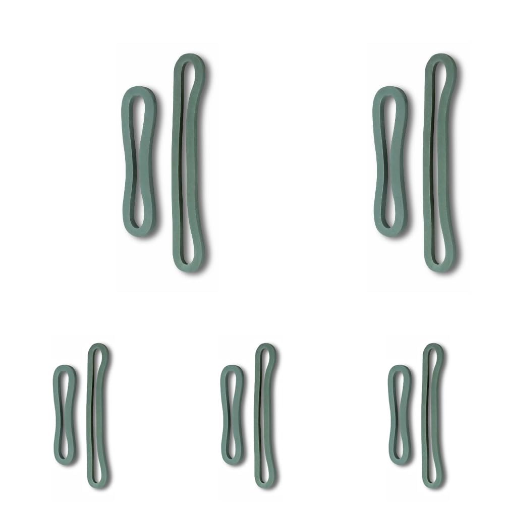 Chapuis LAST4 10-er Set Vierkant-Gummibänder für Camping - Breite 5 mm - Länge 120 mm (Packung mit 5)