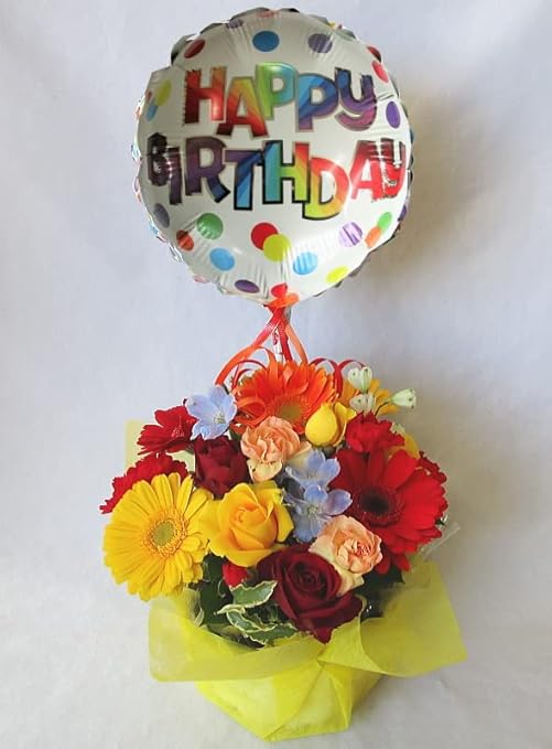 Amazon Co Jp バルーンフラワー Birthday２バルーン ５ ３ 13お届け不可 おもちゃ