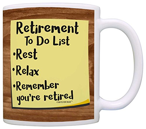 Retirement Gifts For Men Retirement To Do List Gift Coffee Mug Tea Cup Simulated Wood #TOP7