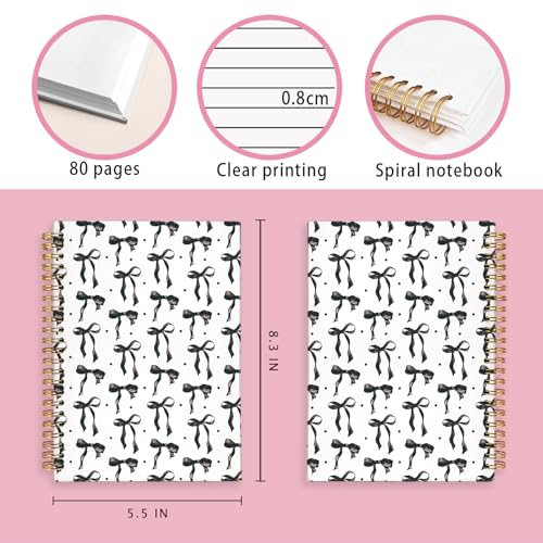 Cahier à spirales Bow notebook 834-GF pour la prise de notes