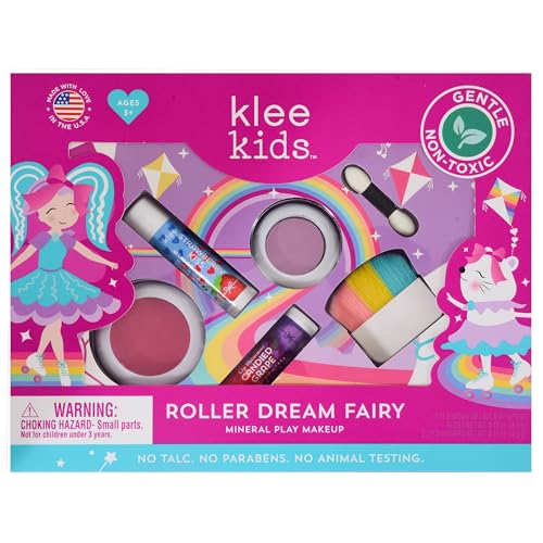 Klee Naturals Luna Star Klee Kids Makeup Kit. Gentle and Non-Toxic. Kid-Friendly. Made in USA. (Enchanted Fairy)