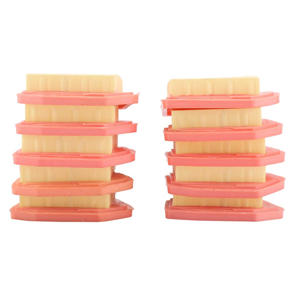 Filtro Aria, 10 x detergente per Filtro dell'Aria per Stihl FS410 FS460 FS240 FS260 FS360 Trimmer 8,8 x 7,7 x 2 cm/3,46 x 3,03 x 0,79 Pollici