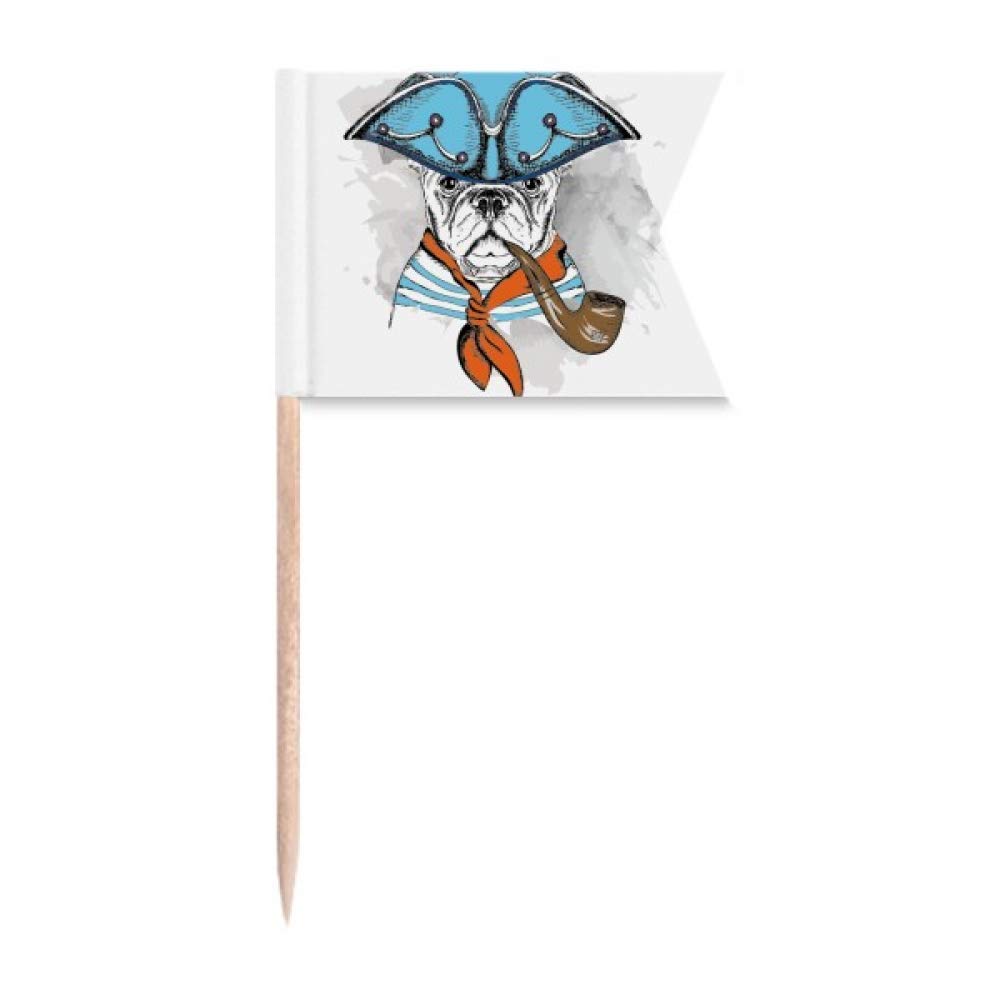 Chien aquarelle gâteau de fête pique fromage DIYlab d'illustration créative pour décoration
