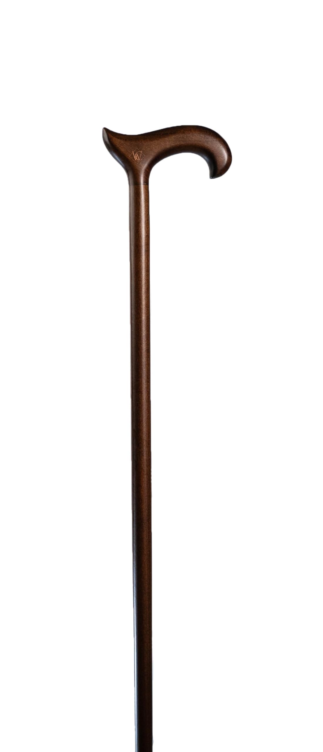 Classic Derby Walking Canes | Made in Europe | Handmade | Premium Wood | Comfortable Walking Sticks (Walnut)