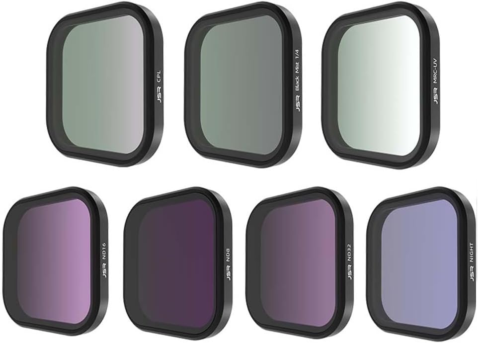 Filter Lens Compatible with Ace Pro/Pro2 Action Cameras, Universal Camera Accessories: UV Protection Filter and PL Polarizing Filter (3)