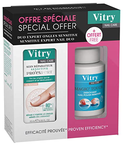 Vitry Duo Sensitive Pro Exp Nagelpflege Mit Magictouch Free, 200 g