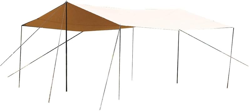 Amazon ビジョンピークス レクタタープ ファイアプレイスｔｃレクタタープ Vp1602g01 ｔａｎ ｇｙ Visionpeaks ビジョンピークス タープ