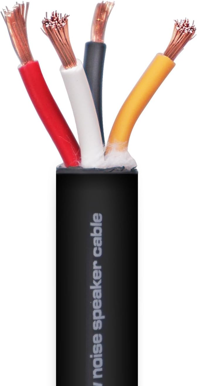 ProX XC-412-100 100' Bulk Spool 4 Conductor 12 Gauge High Performance Passive Speaker Cable