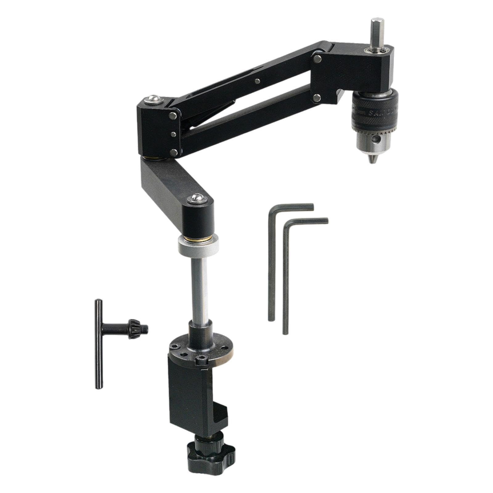 Brazo de Máquina de Neumático Vertical con Soporte Universal de Aleación de Aluminio para Pinzas de Roscar.
