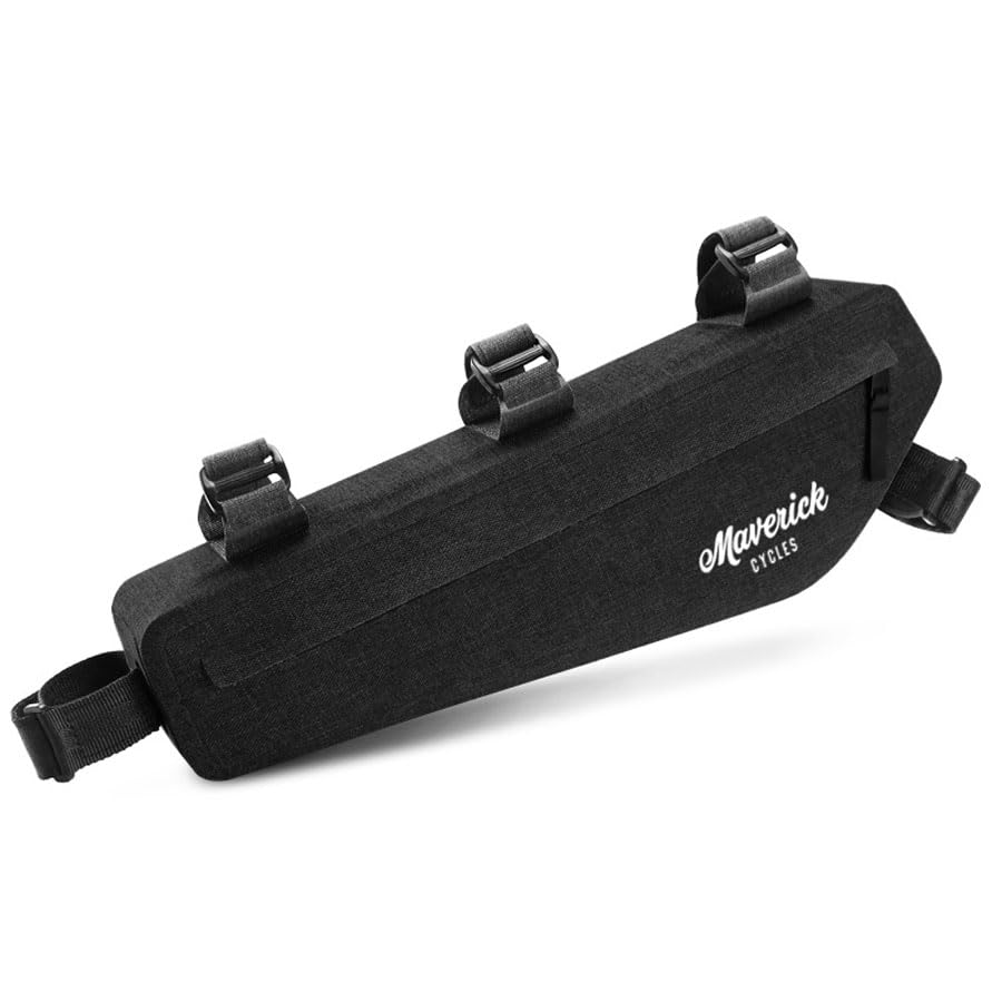 Sacoche triangulaire pour cadre noir Bike Venture finition haut de gamme