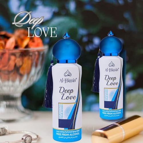 Image of Deep Love Perfumed Spray For Women - Pack of 2 (200ml Each) | Long Lasting & Captivating Fragrance | Body Spray
