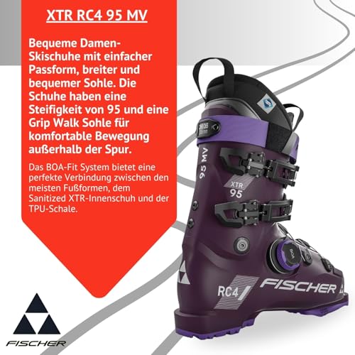 Fischer XTR RC4 95 MV BOA GW Boot, 25.5