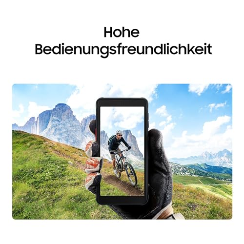 Samsung Galaxy Xcover5 Enterprise Edition, robustes 5,3 Zoll Android Smartphone, 64 GB, 3.000 mAh Akku, Business Handy, wassergschützt, Smartphone ohne Vertrag, Black