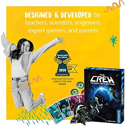 Thames & Kosmos | 691868 | The Crew: The Quest For Planet Nine | Cooperative Trick Taking Game | 50 Different Missions | 3-5 Players | Ages 10+