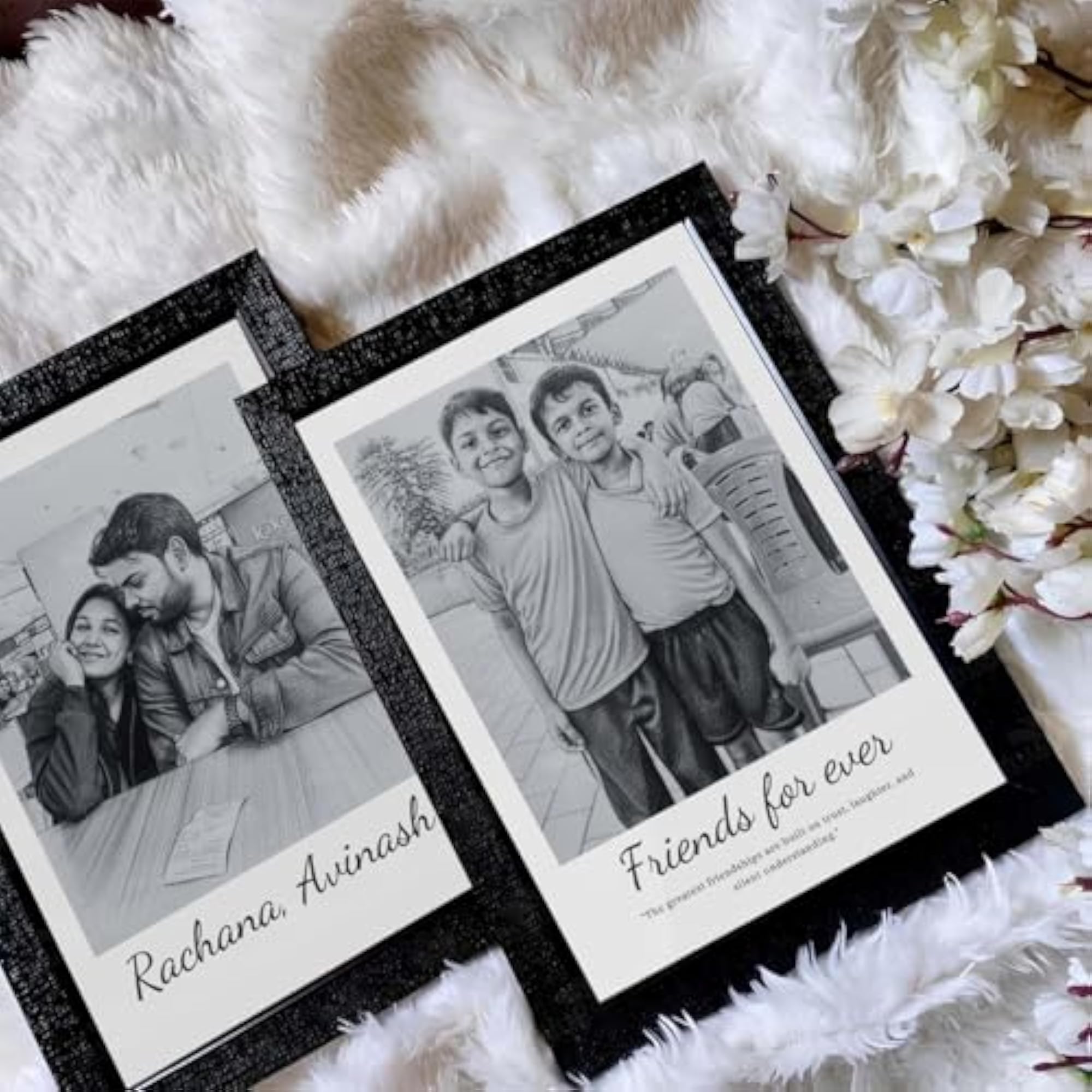 Digital Sketch Memory Frame, Personalised Gift for Boys