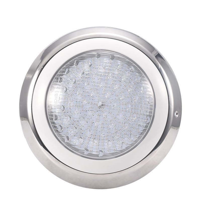 DIGNIFE Pool Lights, Led Swimming Pool Light 18W 25W 35W 50W Silver Waterproof Lamps Stainless Steel Ip68 Underwater Lights AC12V RGB Piscina Lamp(Multicolor,35W)