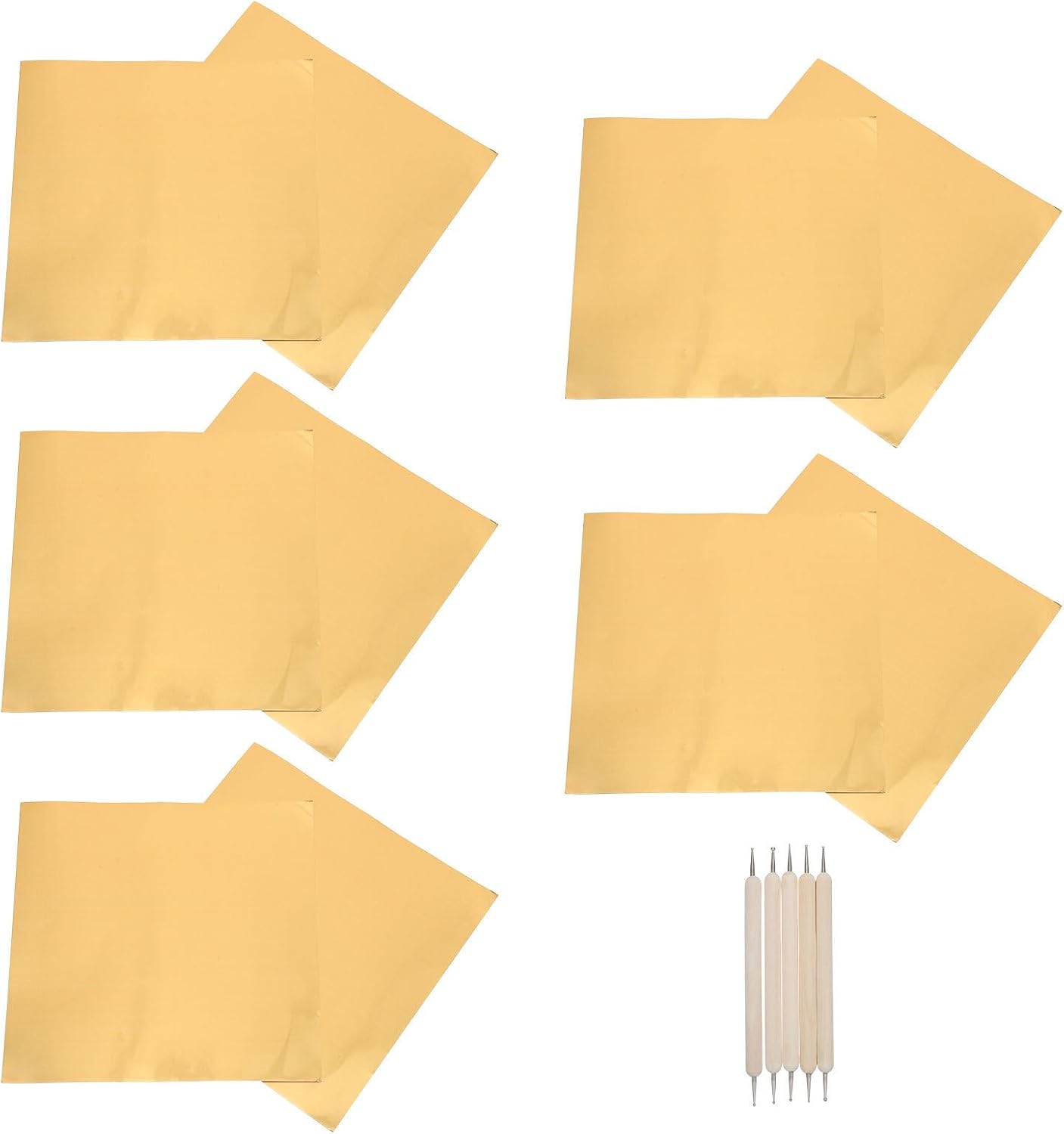 Double Sided Aluminum Embossing Foil Sheets for Crafting