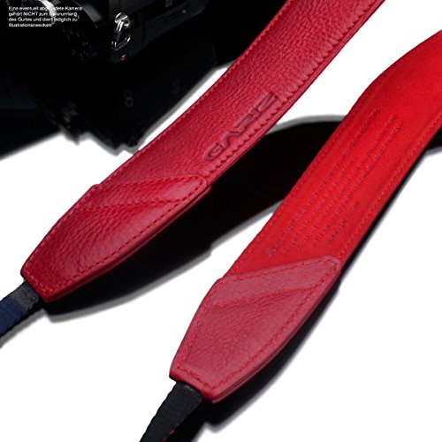 Ergonomischer GARIZ Designer Kameragurt/Schultergurt/Kamera-Trageriemen, aus pflanzlich (vegetabilen) gegerbtem… – Bild 4