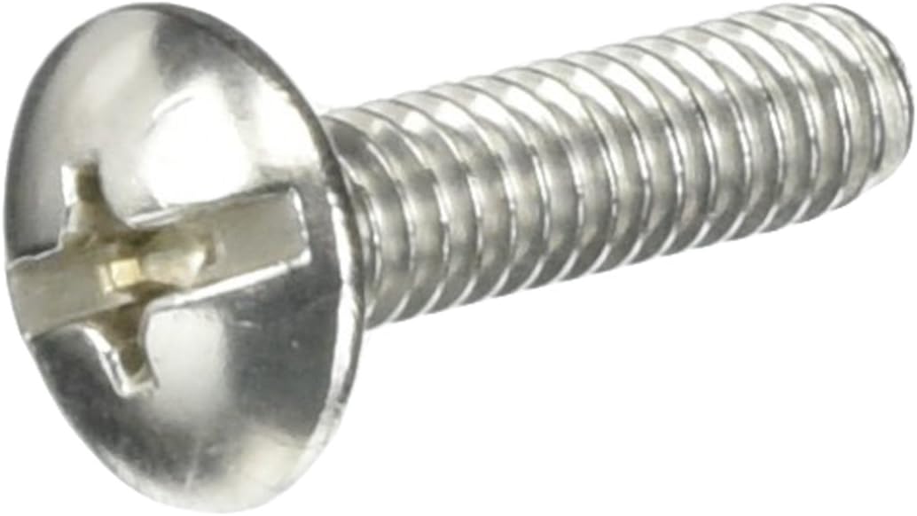 The Hillman Group 831451 1/4-20 x 1-Inch Stainless Steel Truss Head Combo Machine Screw, 100-Pack