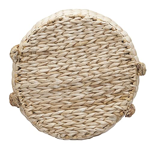 Household Essentials, Natural And Gray Cattail And Paper Terra Basket #TOP6