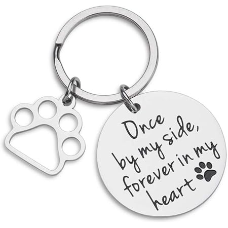 dog memorial keyring