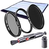 📸 EIN BRILLANTER ALLROUNDER: Der ND16 Graufilter verhilft Dir zu beeindruckenden Langzeitbelichtungen. Der UV-Filter schützt zuverlässig die Frontlinse vom Objektiv. Dazu erhältst Du eine gepolsterte und UV-beständige Filtertasche, sowie einen Reinigungsstift für die effektive Filterpflege.