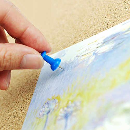 Lockways Corkboard Bulletin Board, Double Sided Cork Board 48 X 36 Inch, Notice Message Pin Board, Silver Aluminium Frame #TOP6