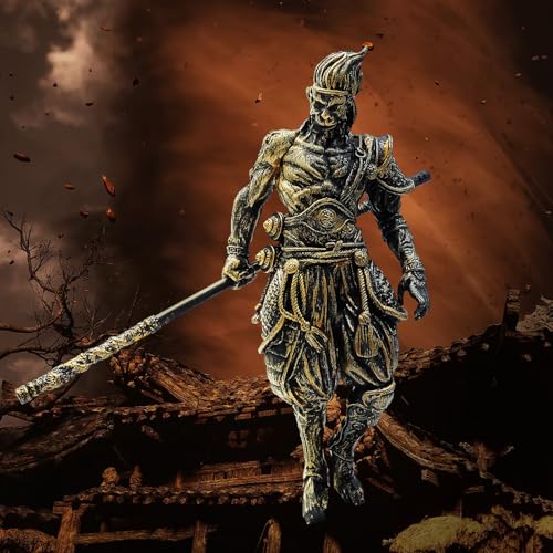 Figura Sun Wu Kong Decoración Hogar 7.7 in PVC miniatura 6