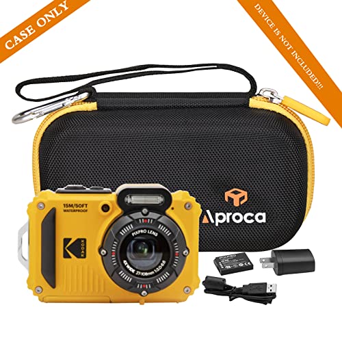 Aproca estuche compatible con cámara Kodak PIXPRO WPZ2 amarillo miniatura 4