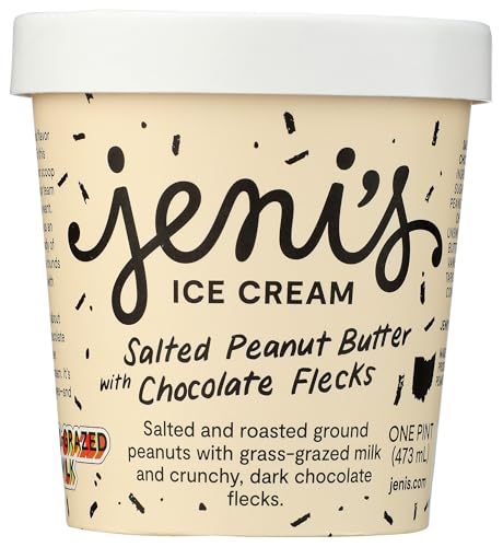 Jeni's Splendid Ice Creams Salted Peanut Butter with Chocolate Flecks,