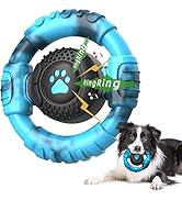 Pamlulu Dog Toys, Squeaky Dog Chew Toy for Aggressive Chewers, Indestructible Dog Toy for Large M...