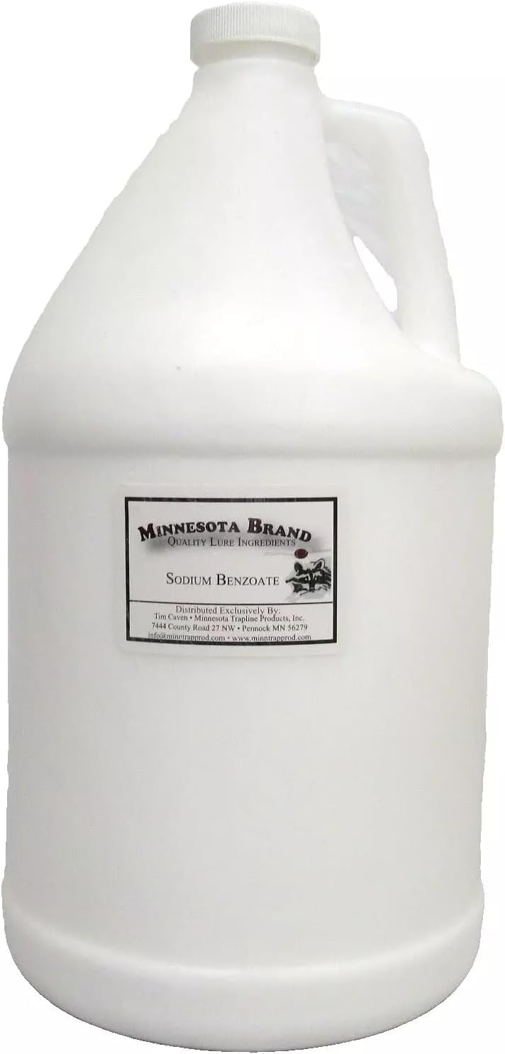 Sodium Benzoate Lure and Bait Making Compound Preservative Trapping Supplies Gallon Jug
