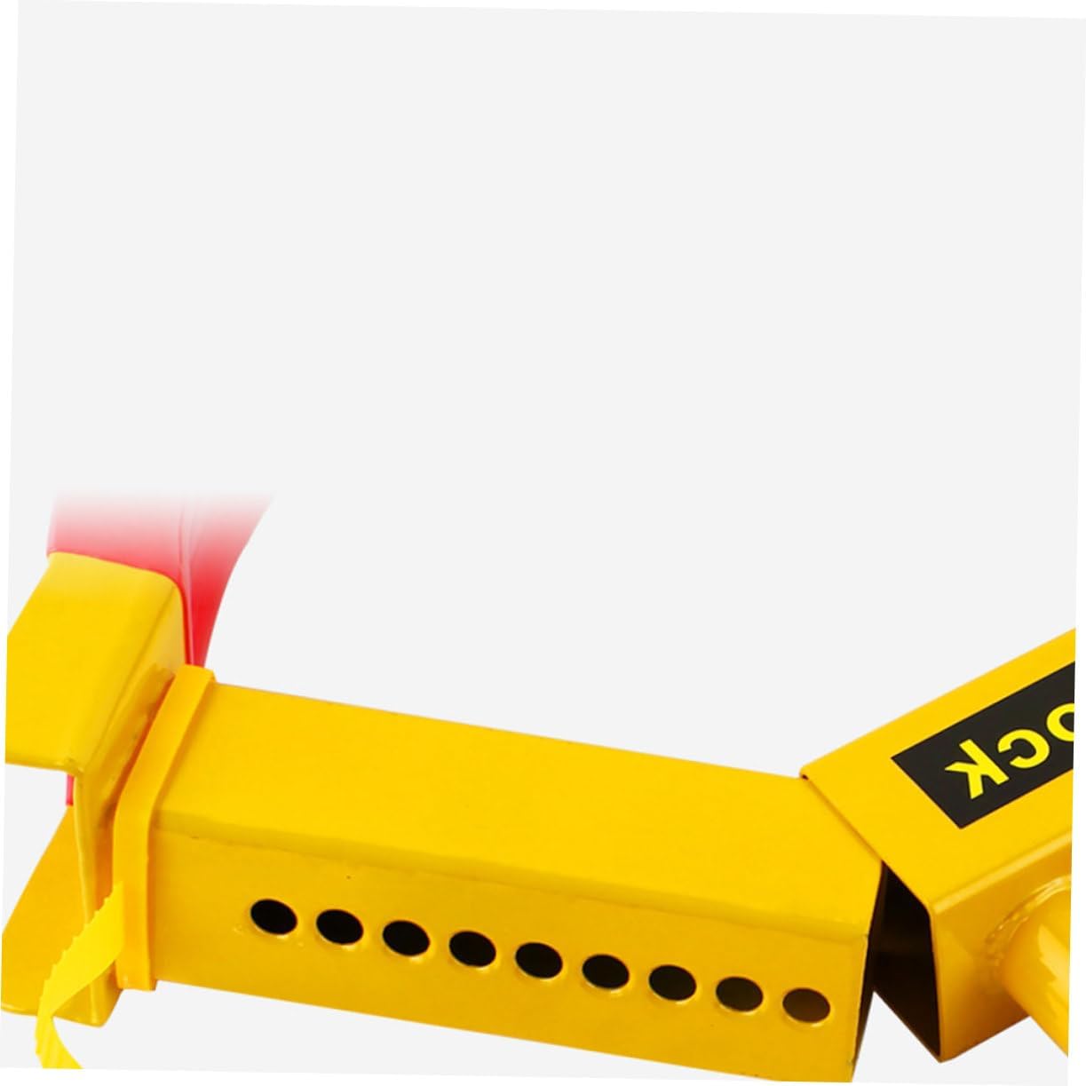 Cabilock 9holes Car Wheel Chock Lock Tires Clip Tyre Lock Horn Car Theft Steel Material