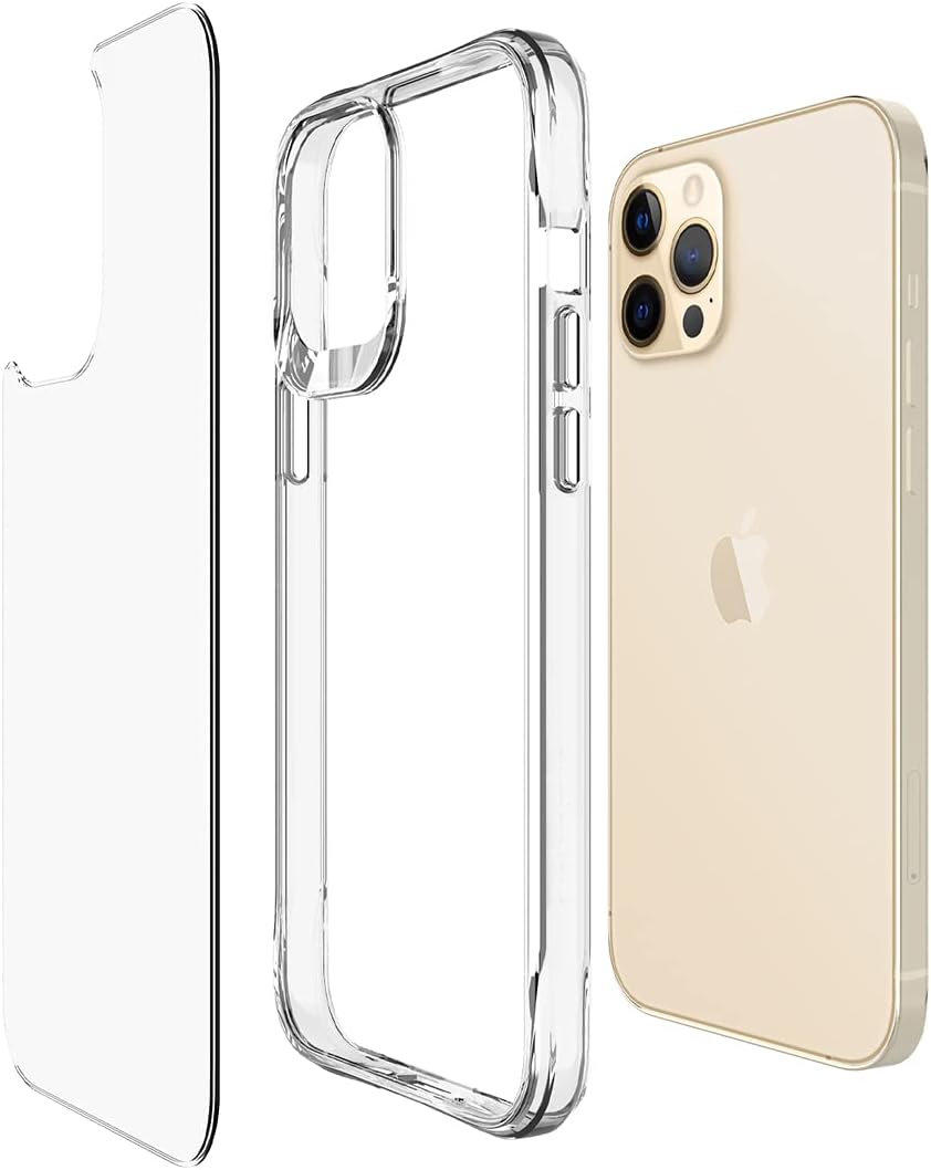 Prodigee Hero Clear | Apple iPhone 14 & 13 Case |Transparent |Military Grade Drop Tested | Dual Layer Protection | Scratch Resistant | Shockproof | 6.1 inches