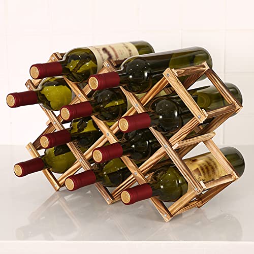 Présentoir pour armoire à vin en bois au design stable et épuré