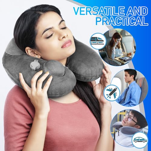 Almohada Inflable de Viaje 35x31x15 cm miniatura 6