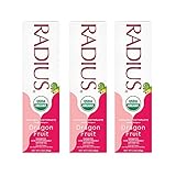 RADIUS USDA Organic Kids Toothpaste 3oz Non Toxic Chemical-Free Gluten-Free Designed to Improve Gum...