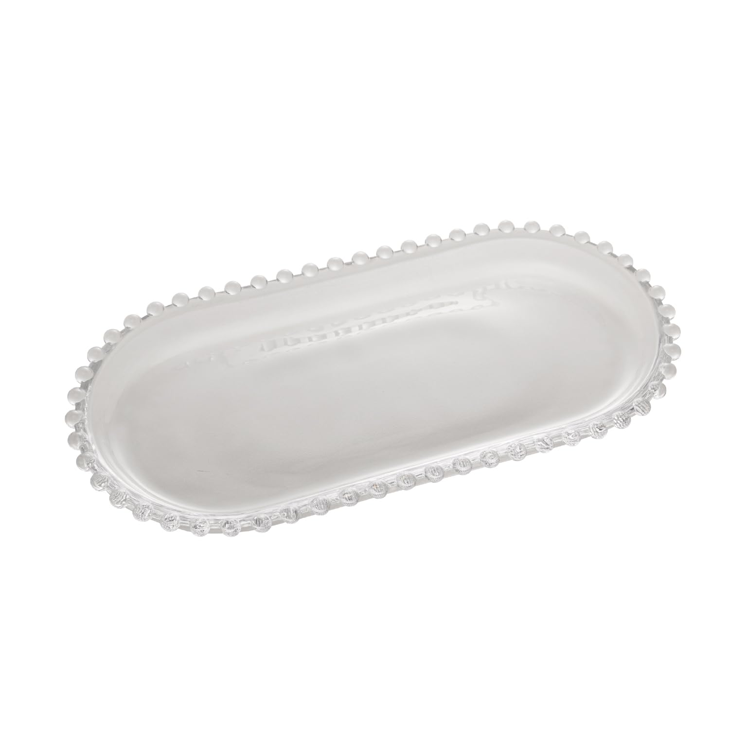 LINE GLASS OVAL PLATE2枚セット PRATO SOBREMESA LINV INCOLOR | Tok&Stok