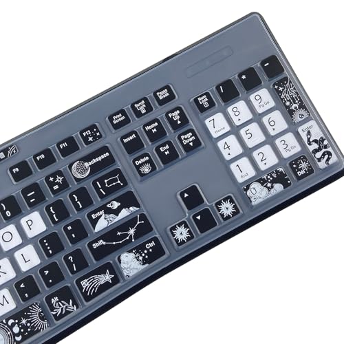 Cubierta de silicona para teclado Logitech K270 Sun and Moon miniatura 6