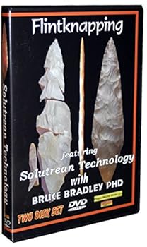 DVD Filntknapping Featuring Solutrean Technology with Bruce Bradley PhD Book