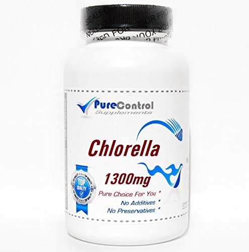 Chlorella 1300mg Algae // 90 Capsules // Pure // by PureControl Supplements