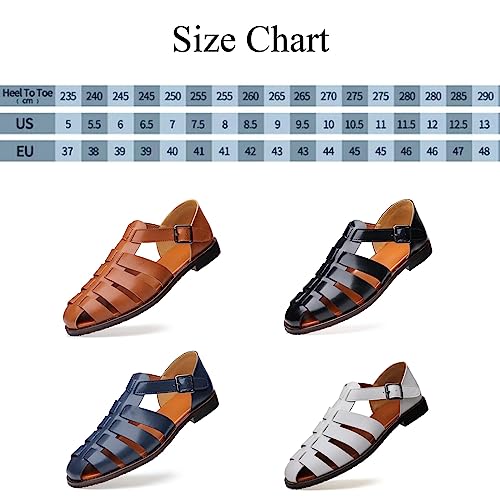 2023 New Men's Summer Hollow Breathable Flat Beach Fisherman Sandals,Non-Slip Woven Sandals With Ankle Straps For Outdoor Travel.3