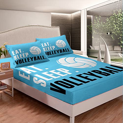 Feelyou Volleyball Bedding Set Full Size 3Pcs for Boys Girls Women Men