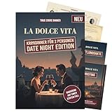 Krimidinner 2 Personen La Dolce Vita - Krimi Dinner Date Night Edition - Krimispiel für Erwachsene, Crime Dinner Date Ideen für Paare, Geschenk für Partner, Paar Geschenk