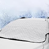 【Einfach zu verwenden】: Die Schneedecke ist ein weiches Material, das gefaltet und im Auto platziert werden kann. Leicht zu tragen und zu reinigen.